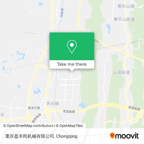 重庆盈丰民机械有限公司 map