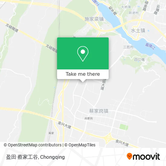 盈田·蔡家工谷 map