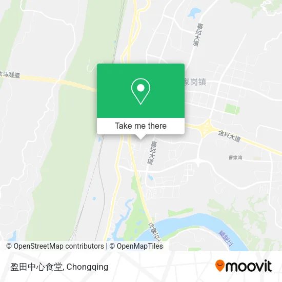 盈田中心食堂 map