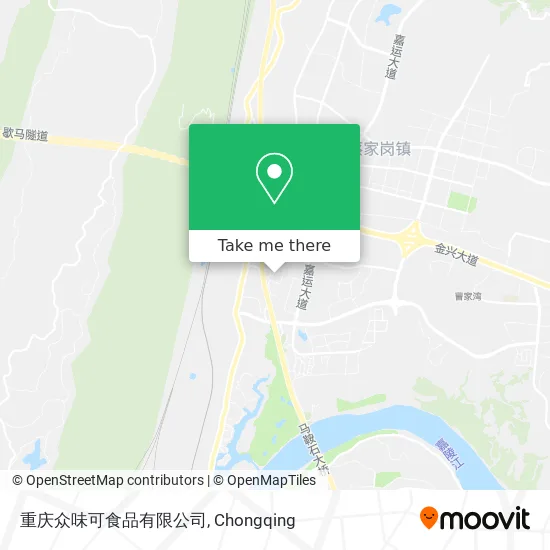 重庆众味可食品有限公司 map