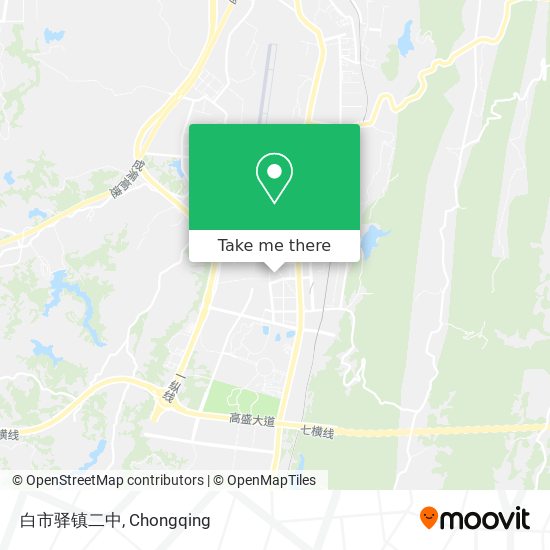 白市驿镇二中 map