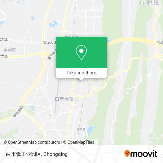 白市驿工业园区 map
