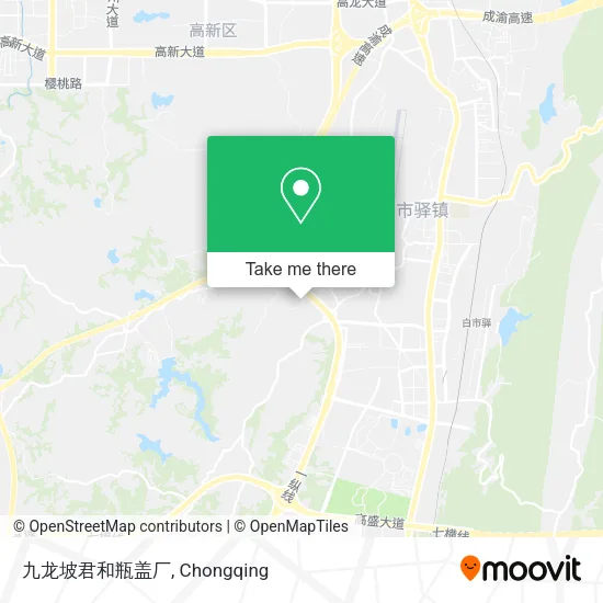 九龙坡君和瓶盖厂 map
