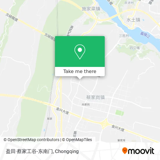 盈田·蔡家工谷-东南门 map