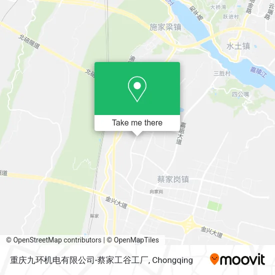 重庆九环机电有限公司-蔡家工谷工厂 map