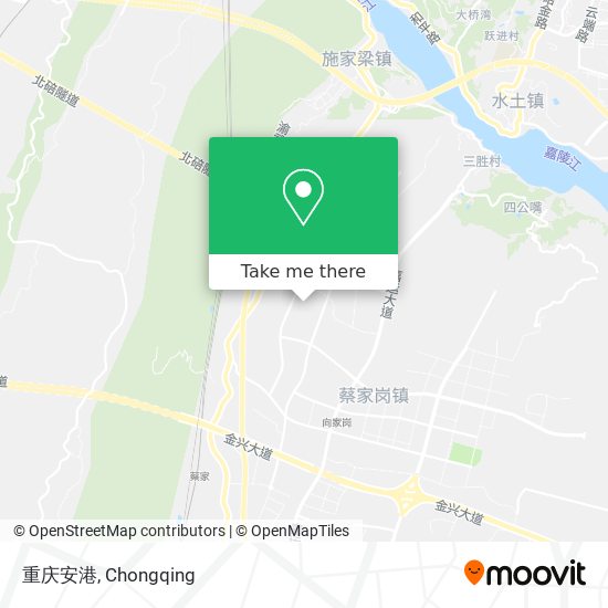 重庆安港 map