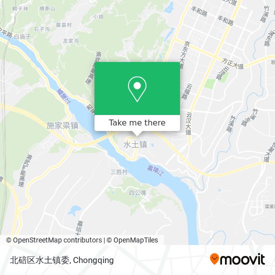 北碚区水土镇委 map
