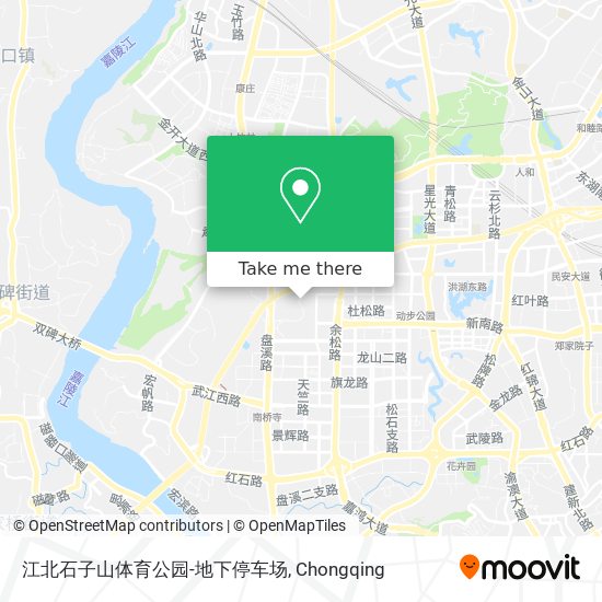 江北石子山体育公园-地下停车场 map