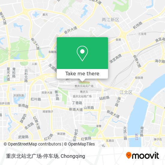 重庆北站北广场-停车场 map