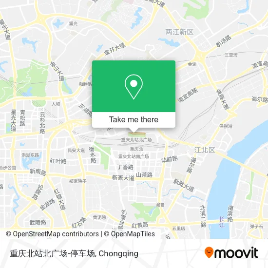 重庆北站北广场-停车场 map