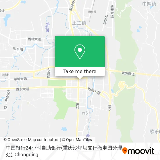 中国银行24小时自助银行(重庆沙坪坝支行微电园分理处) map