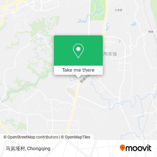 马岚垭村 map