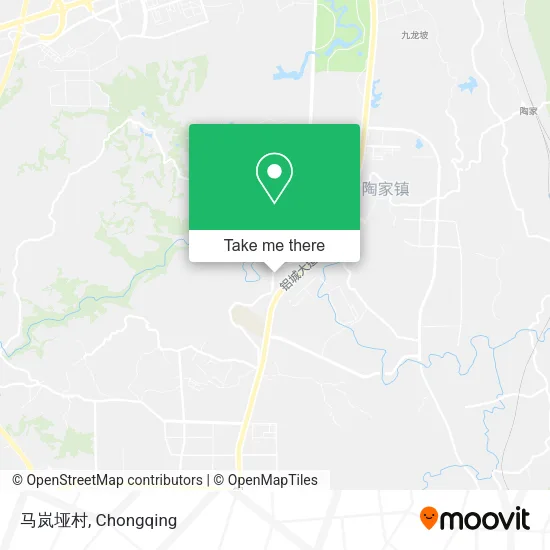 马岚垭村 map