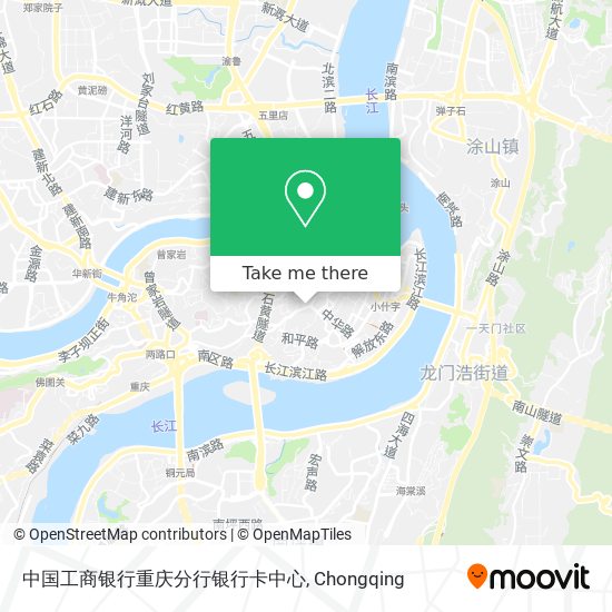 中国工商银行重庆分行银行卡中心 map