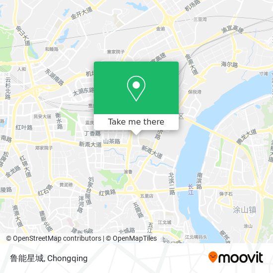 鲁能星城 map