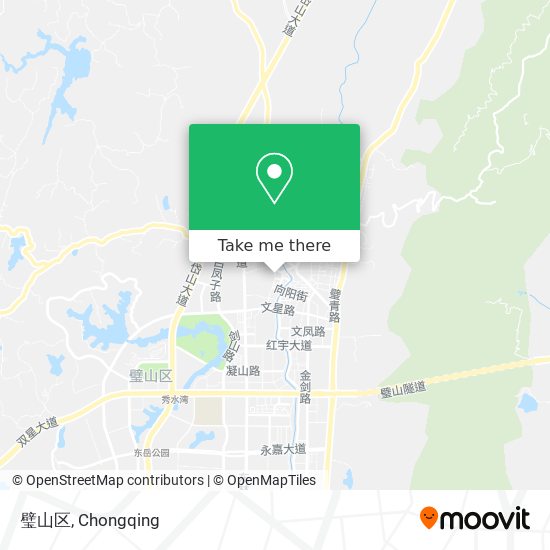 璧山区 map