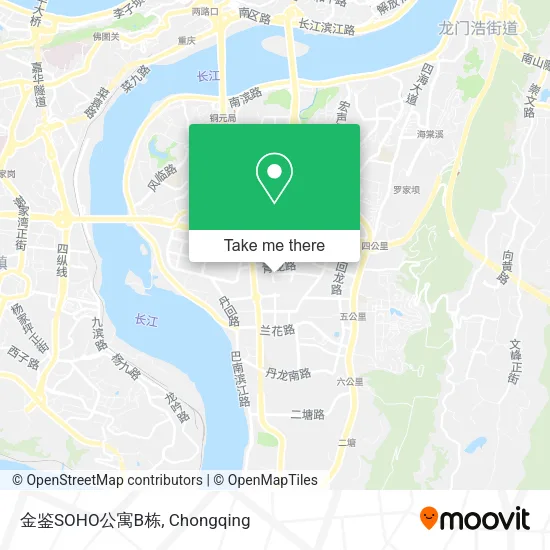 金鉴SOHO公寓B栋 map