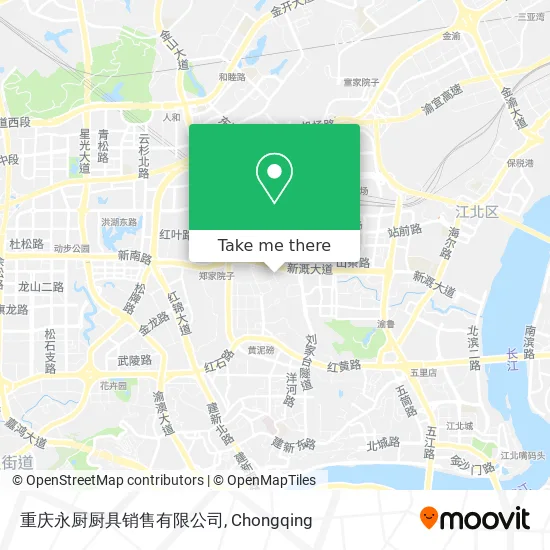 重庆永厨厨具销售有限公司 map