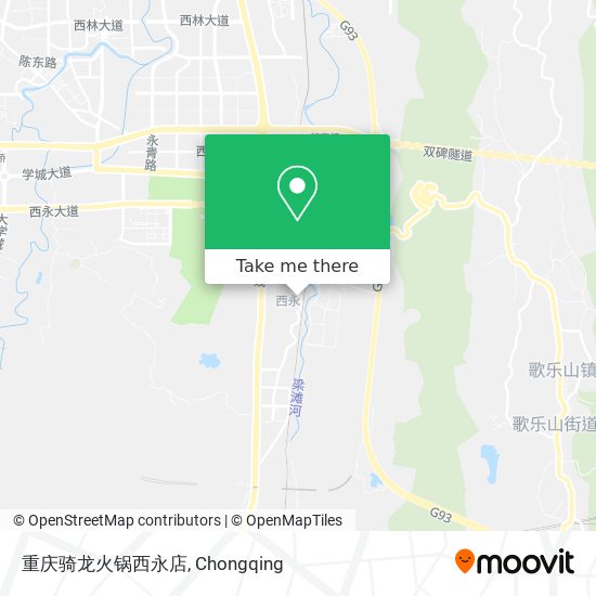 重庆骑龙火锅西永店 map