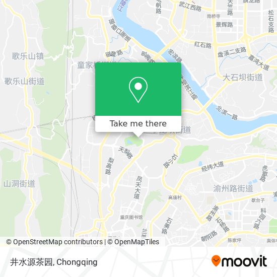 井水源茶园 map