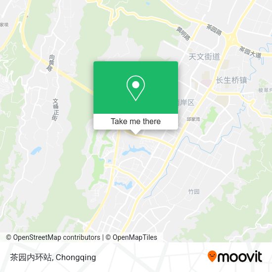 茶园内环站 map