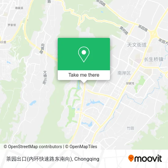 茶园出口(内环快速路东南向) map