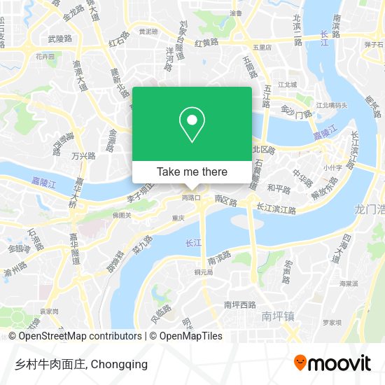 乡村牛肉面庄 map