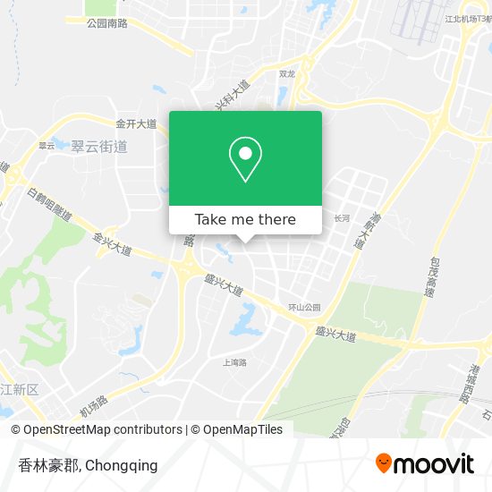 香林豪郡 map