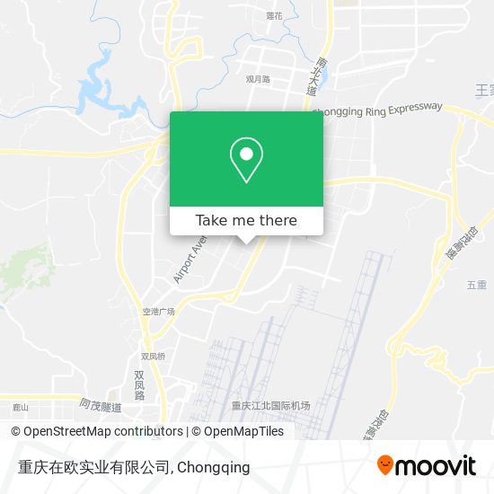 重庆在欧实业有限公司 map