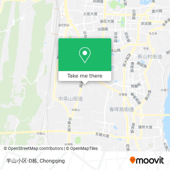 半山小区-D栋 map