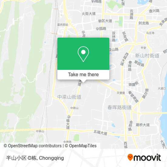 半山小区-D栋 map