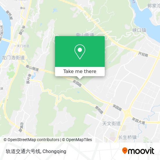 轨道交通六号线 map