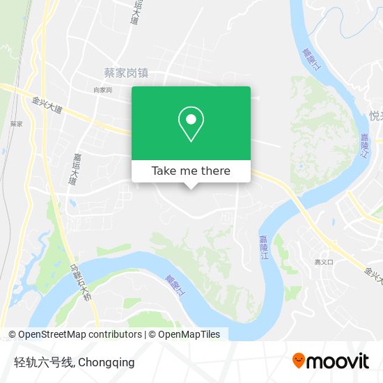 轻轨六号线 map