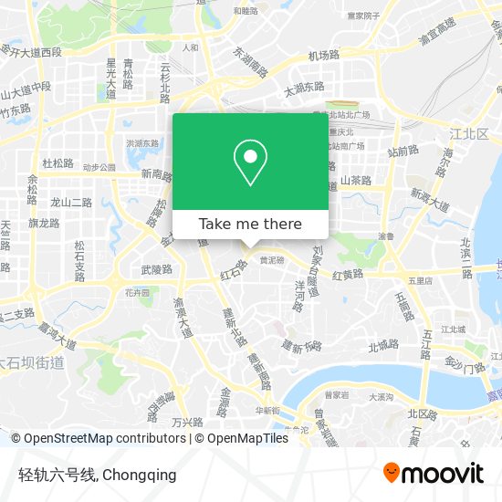 轻轨六号线 map