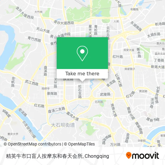 精英牛市口盲人按摩东和春天会所 map