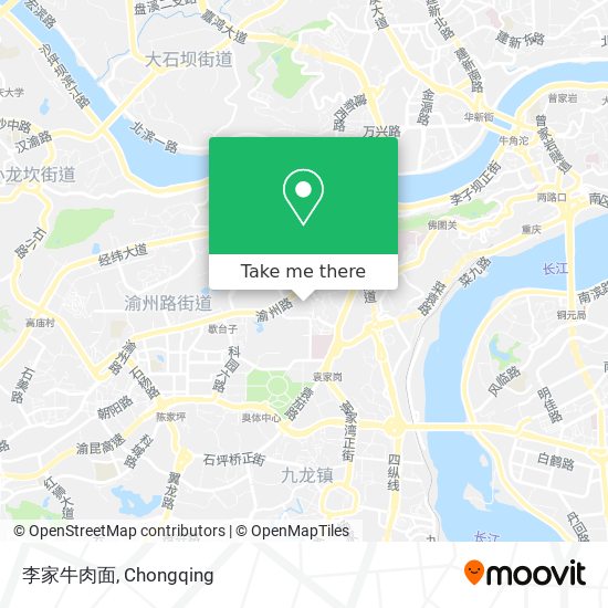 李家牛肉面 map