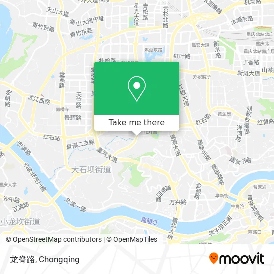 龙脊路 map