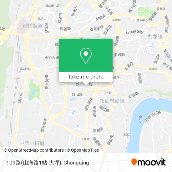 109路(山海路1站-大坪) map