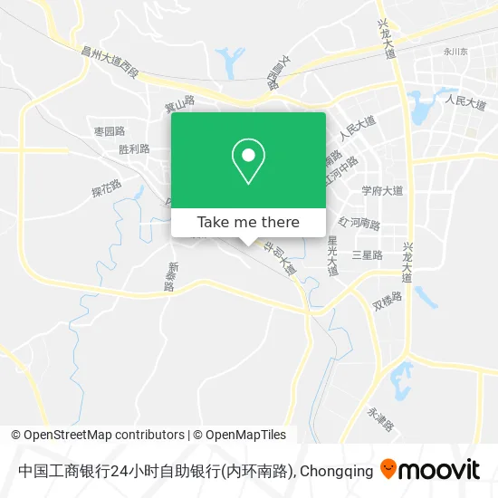 中国工商银行24小时自助银行(内环南路) map