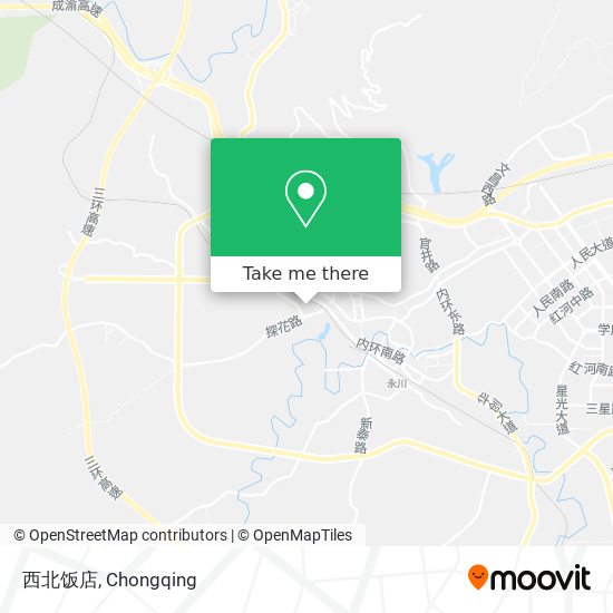 西北饭店 map