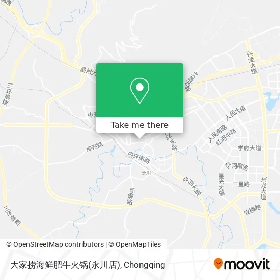 大家捞海鲜肥牛火锅(永川店) map