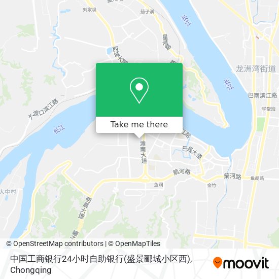 中国工商银行24小时自助银行(盛景郦城小区西) map