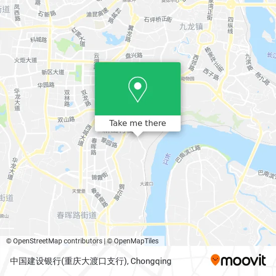 中国建设银行(重庆大渡口支行) map