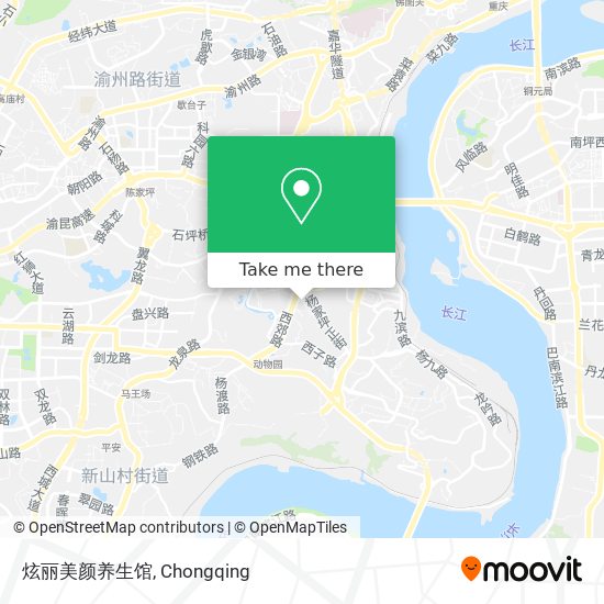 炫丽美颜养生馆 map