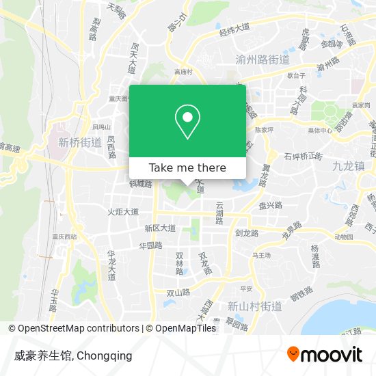 威豪养生馆 map