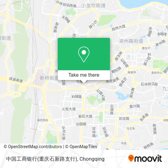 中国工商银行(重庆石新路支行) map
