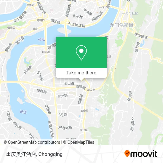 重庆奥汀酒店 map