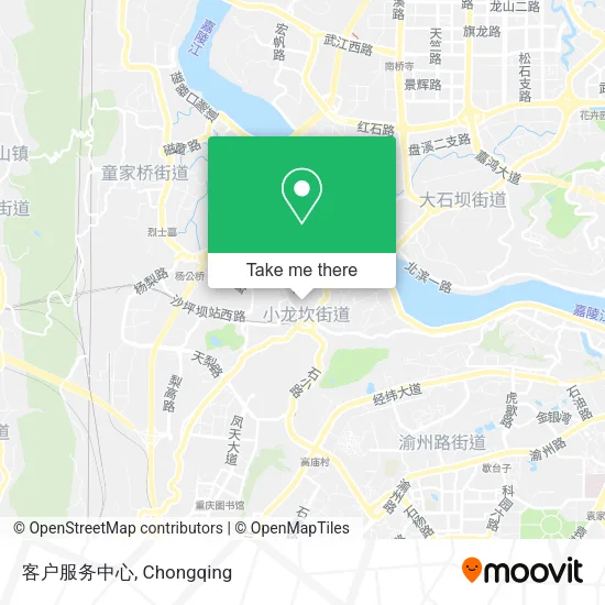 客户服务中心 map