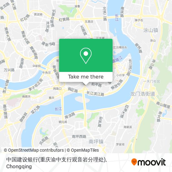中国建设银行(重庆渝中支行观音岩分理处) map