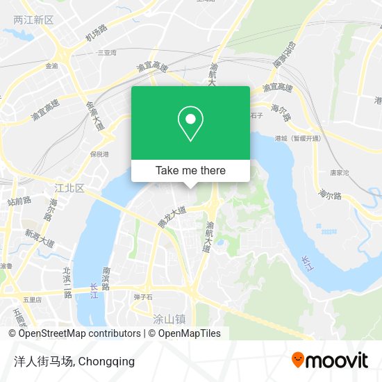 洋人街马场 map